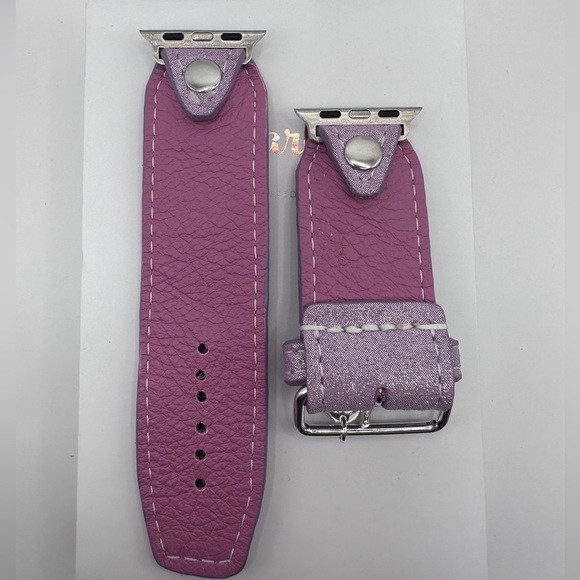 Apple Watch Sivella Band in Luxe Purple Akoya Pearl with Tulip lining Sparklband - Picture 2 of 7